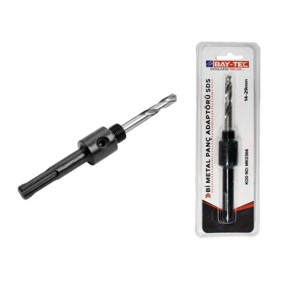 BAY-TEC MK0366 Bi̇ Metal Panç Adaptorü Sds 14-29mm