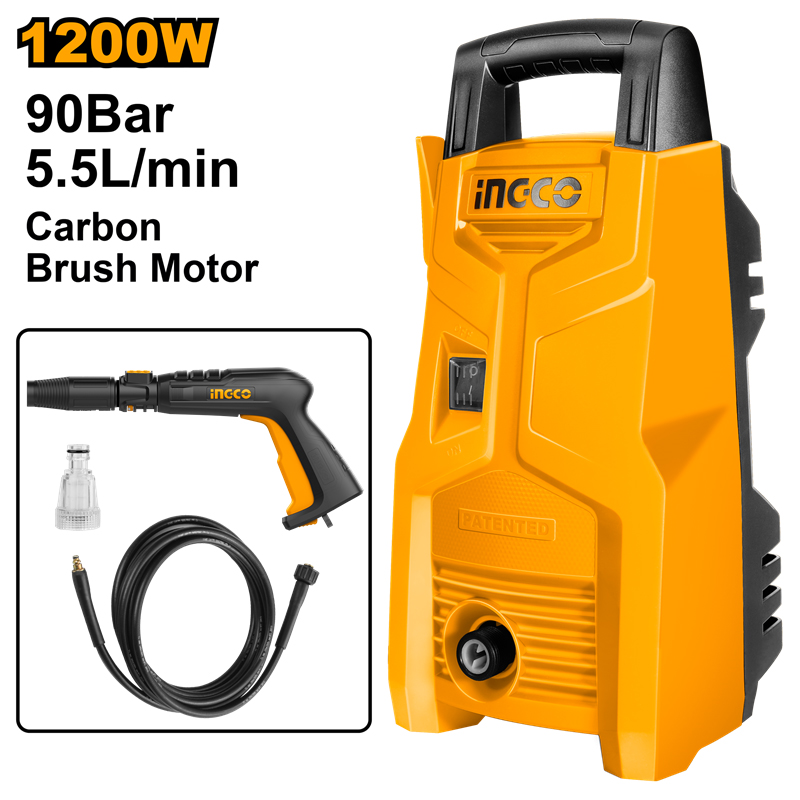 Ingco Yüksek Basınçlı Yıkama Makinesi 1200W