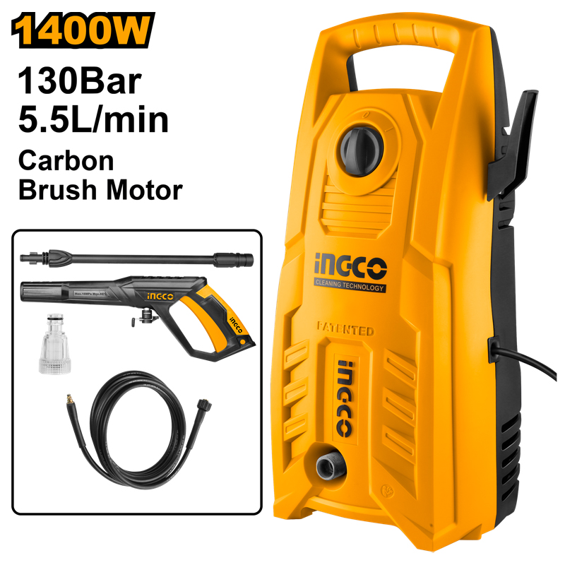 Ingco Yüksek Basınçlı Yıkama Makinesi 1400W