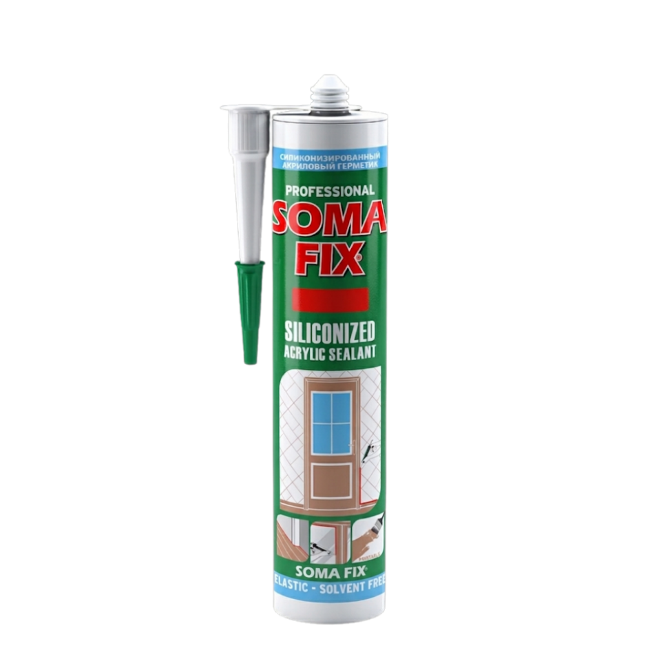 Somafix 310 ml Akrilik Silikonize Mastik S129 Bronz