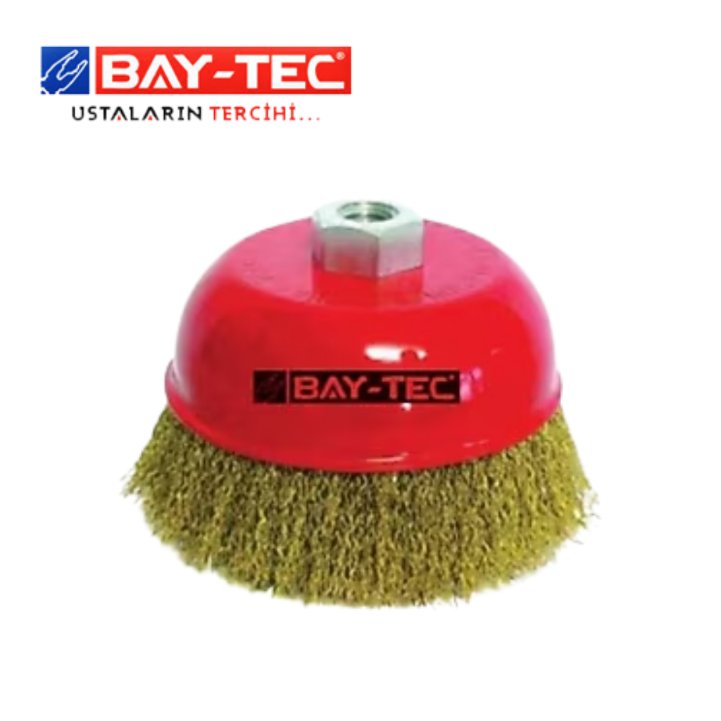 BAY-TEC MK1100 Saçaklı Çanak Fırça 65mm