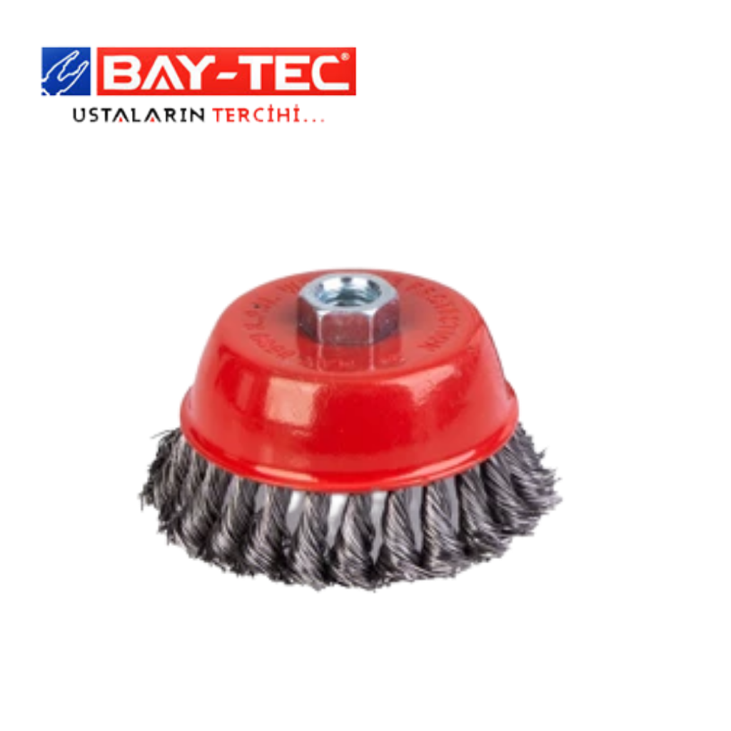 BAY-TEC MK1150 Burgulu Çanak Fırça 75mm