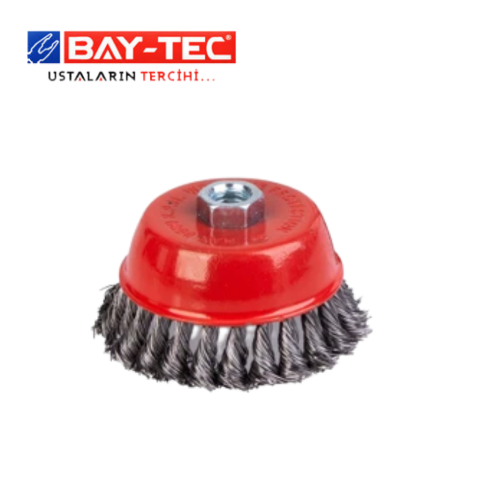 BAY-TEC MK1150 Burgulu Çanak Fırça 75mm