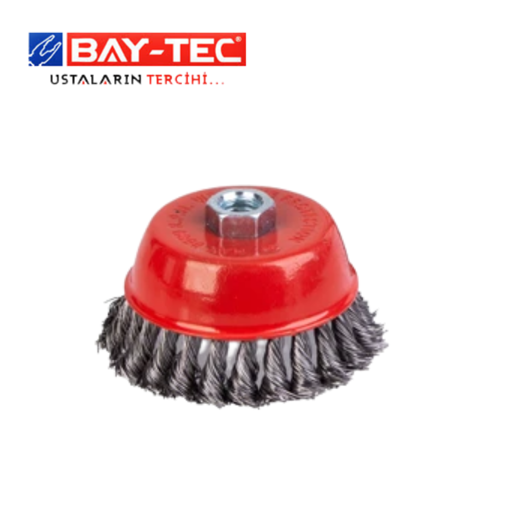 BAY-TEC MK1170 Burgulu Çanak Fırça 100mm