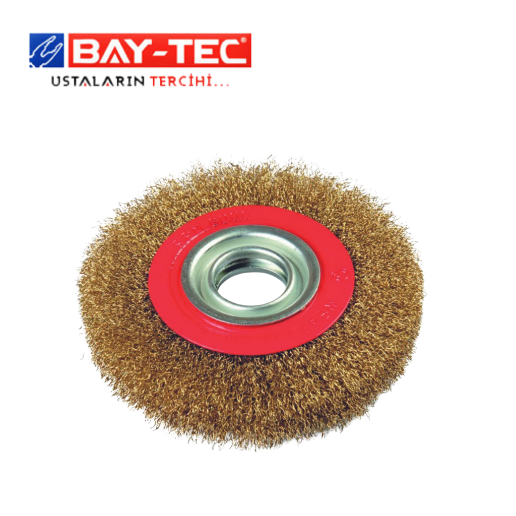 BAY-TEC MK1181 Saçaklı Dai̇re Fırça 150 mm