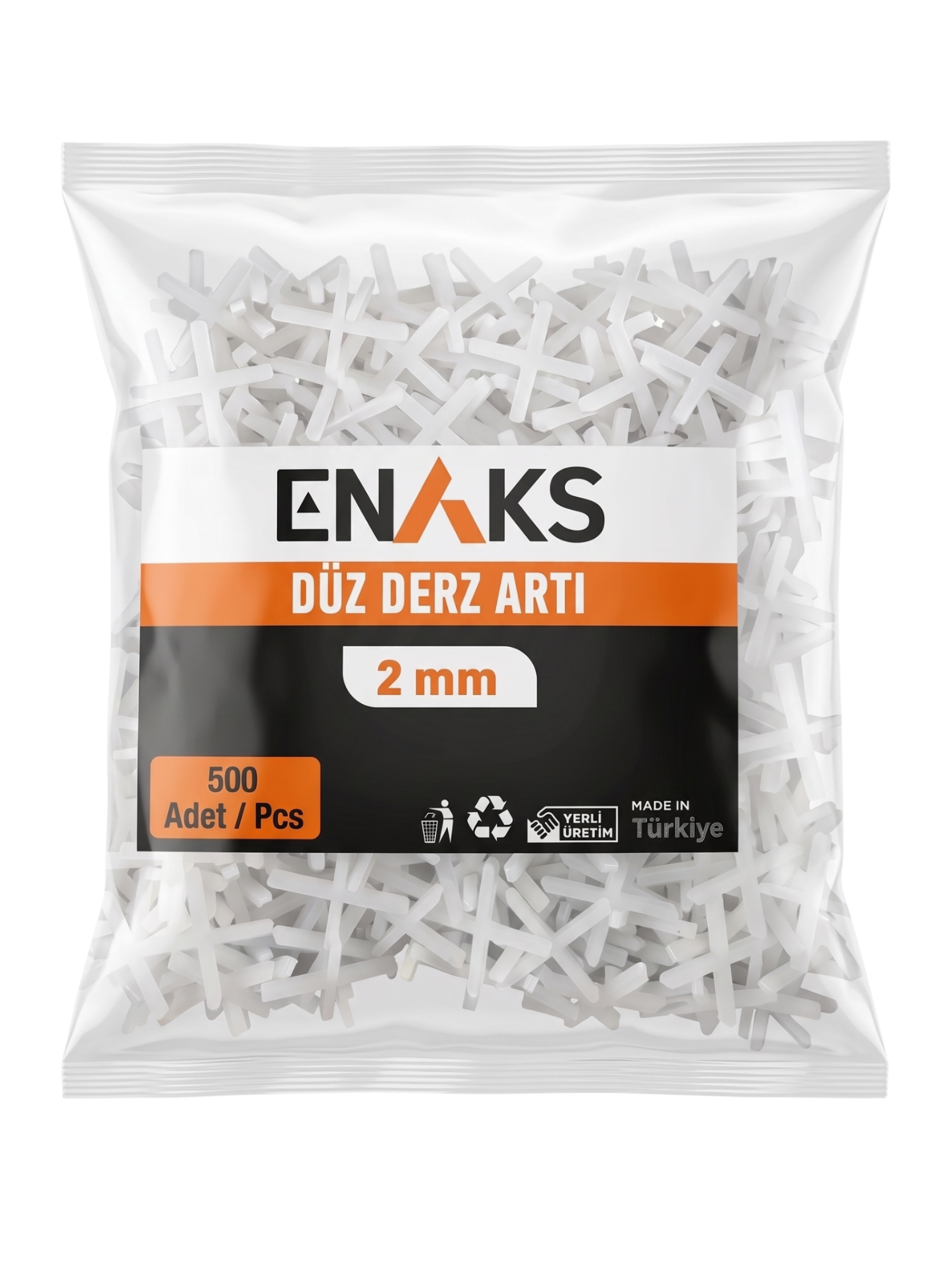 Enaks Düz Derz Artısı 2mm (500'lü Paket)
