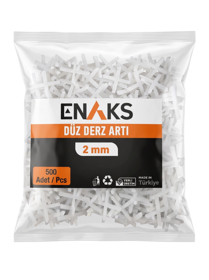 Enaks Düz Derz Artısı 2mm (500'lü Paket)