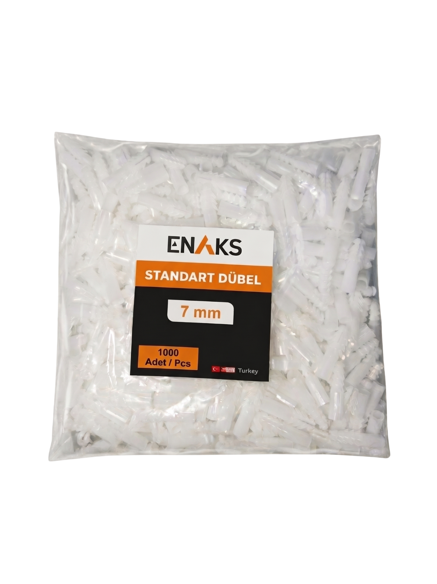 Enaks Standart Plastik Dübel 7mm (1000'li paket)