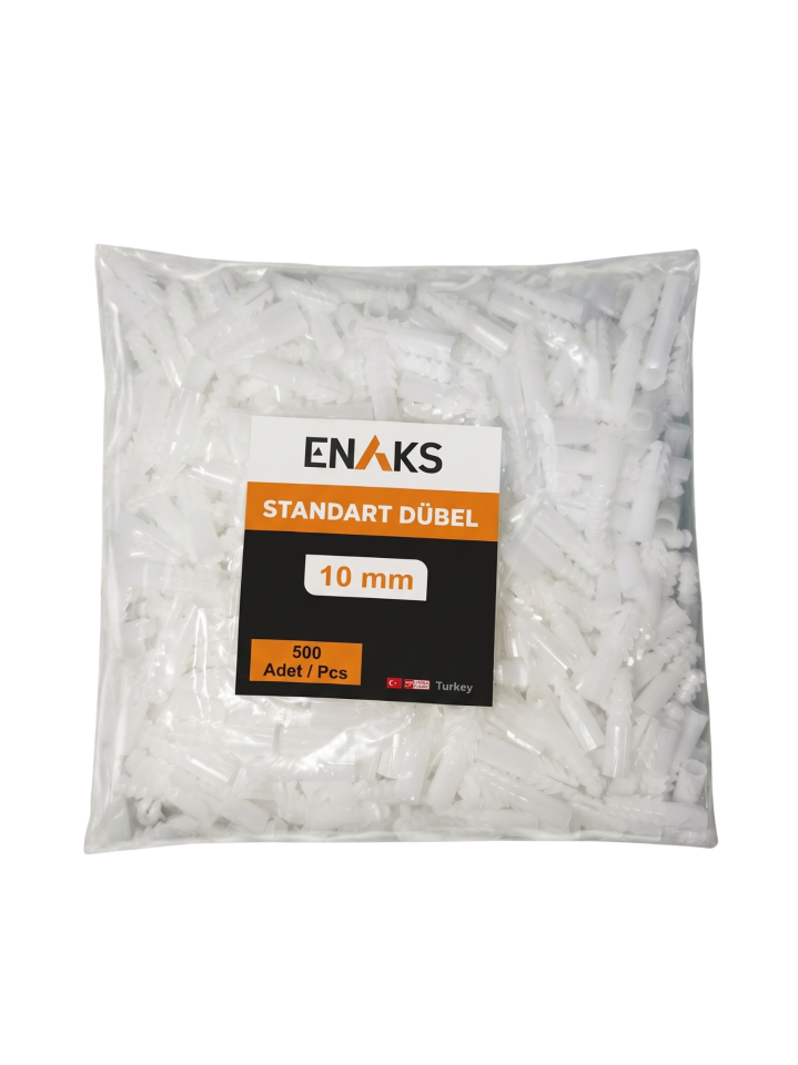 Enaks Standart Plastik Dübel 10mm (500'lü paket)