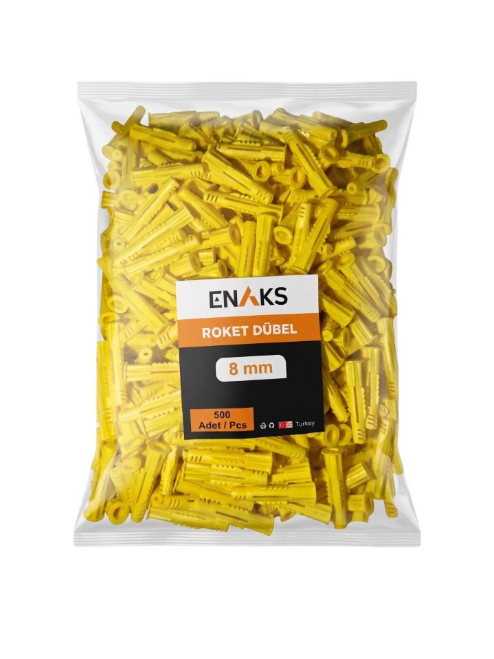 Enaks Roket Dübel 8mm (500'lü Paket)
