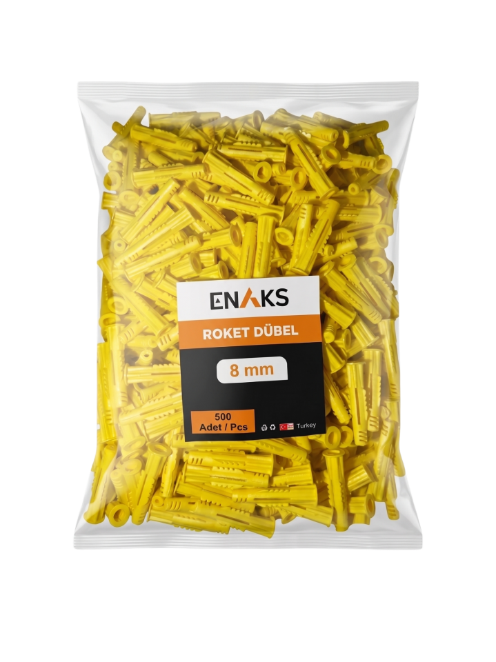 Enaks Roket Dübel 8mm (500'lü Paket)