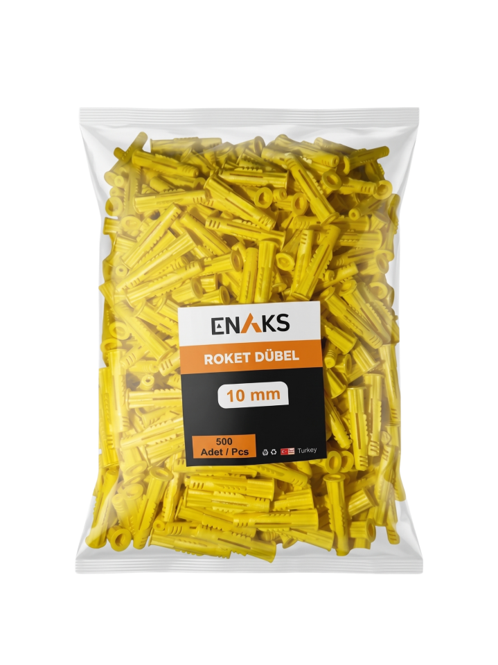 Enaks Roket Dübel 10mm (500'lü Paket)