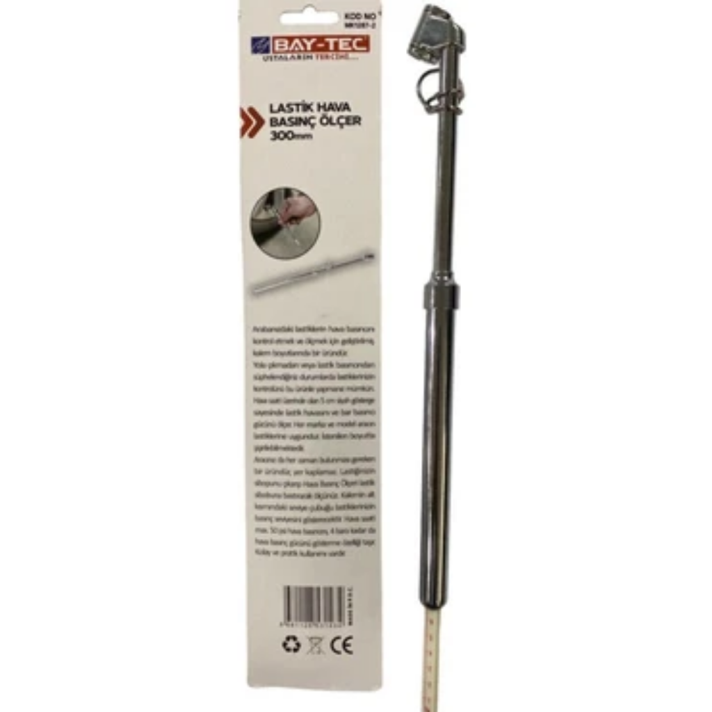 BAY-TEC MK1287-2 Lasti̇k Hava Basınç Ölçer 300 mm