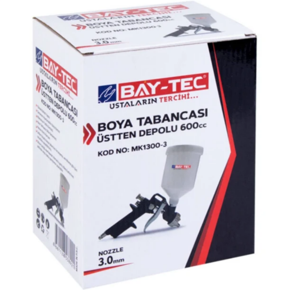 BAY-TEC MK1300-3 Boya Tabancası Üstten Depolu 3 mm