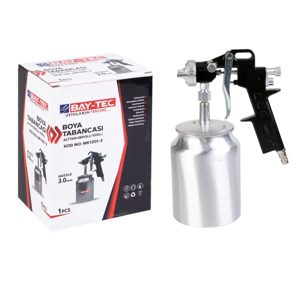BAY-TEC MK1301-3 Boya Tabancası Alttan Depolu 3 mm