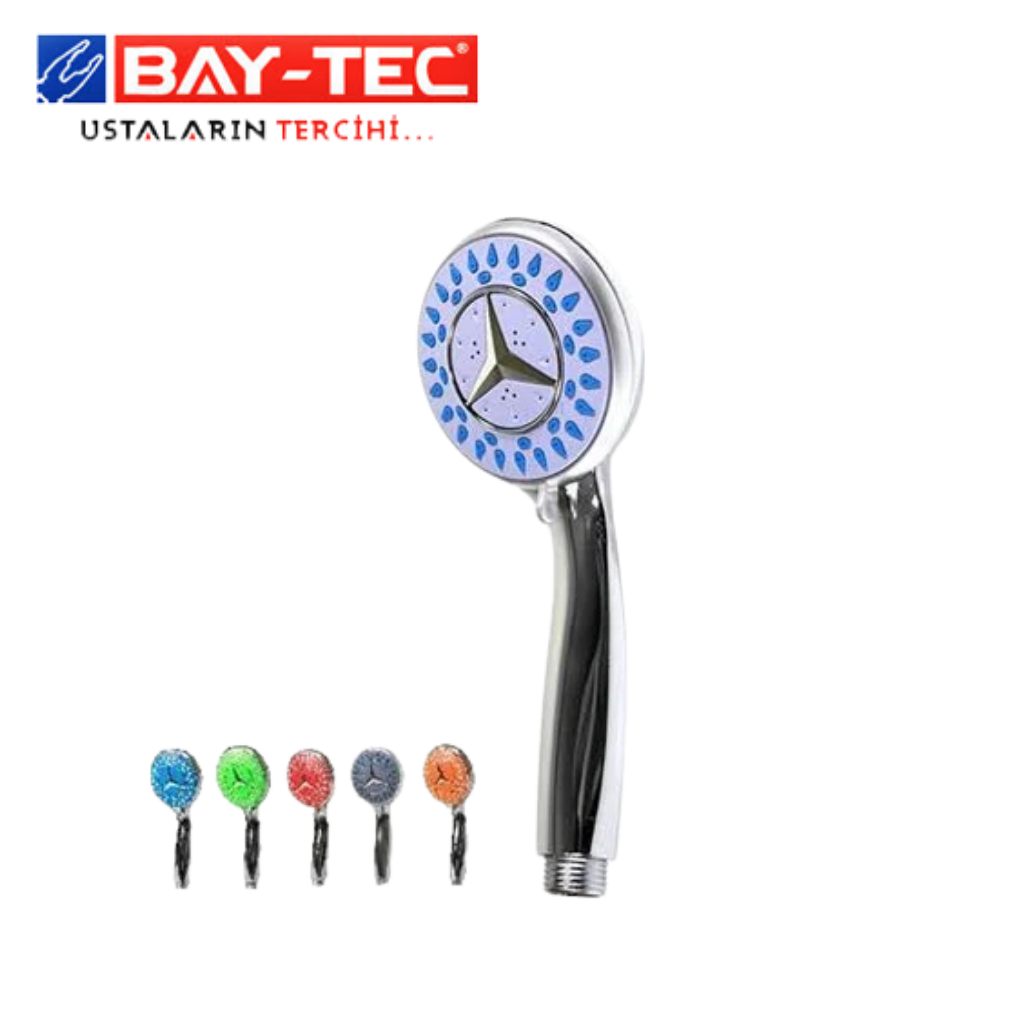BAY-TEC MK1432 Duş Başlığı 3 Fonksiyonlu