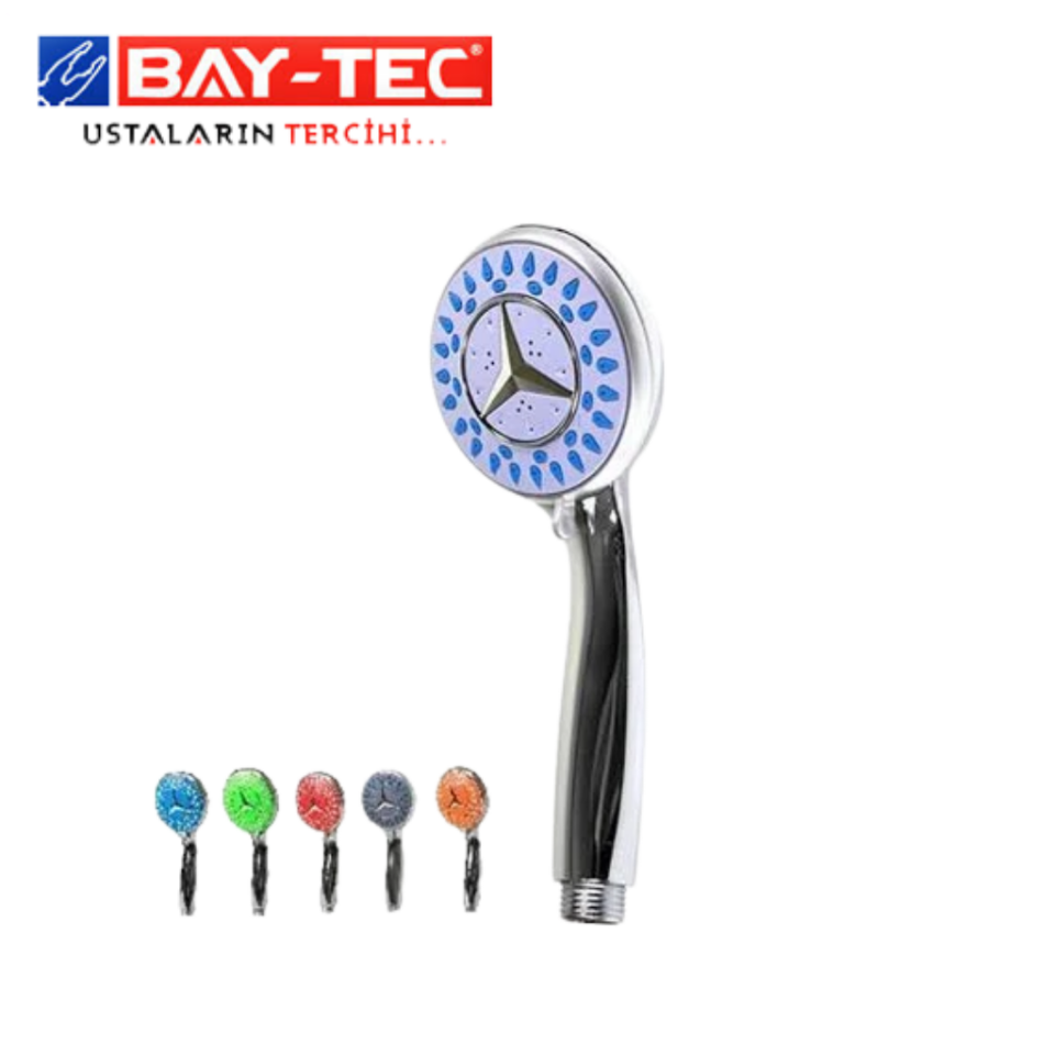 BAY-TEC MK1432 Duş Başlığı 3 Fonksiyonlu