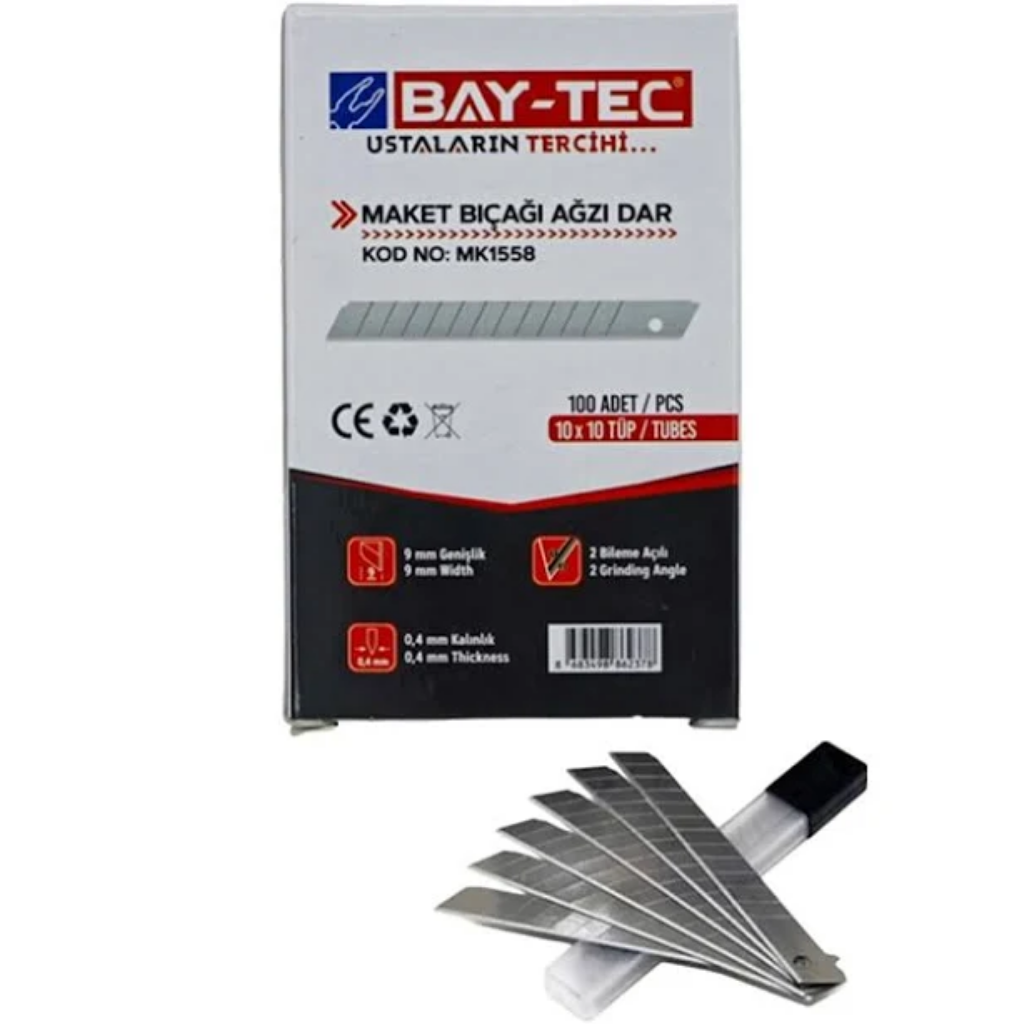 BAY-TEC MK1558 Maket Bıçağı Ağzı (Dar)