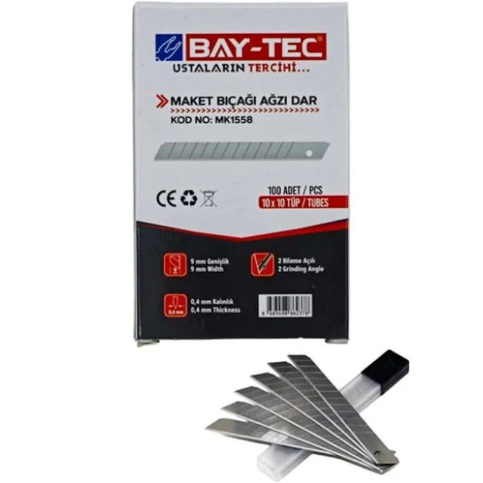 BAY-TEC MK1558 Maket Bıçağı Ağzı (Dar)