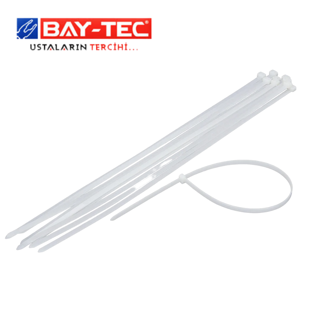 BAY-TEC MK1786 Kablo Bağı Beyaz 3,6x150