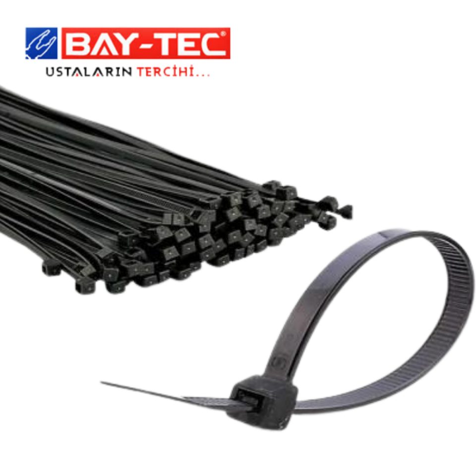BAY-TEC MK1803 Kablo Bağı Si̇yah 3,6x200