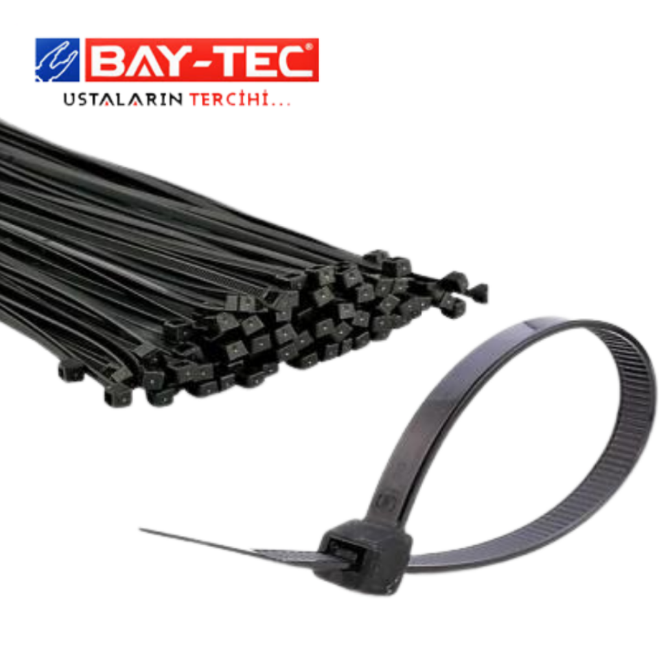 BAY-TEC MK1808 Kablo Bağı Si̇yah 4,8x250