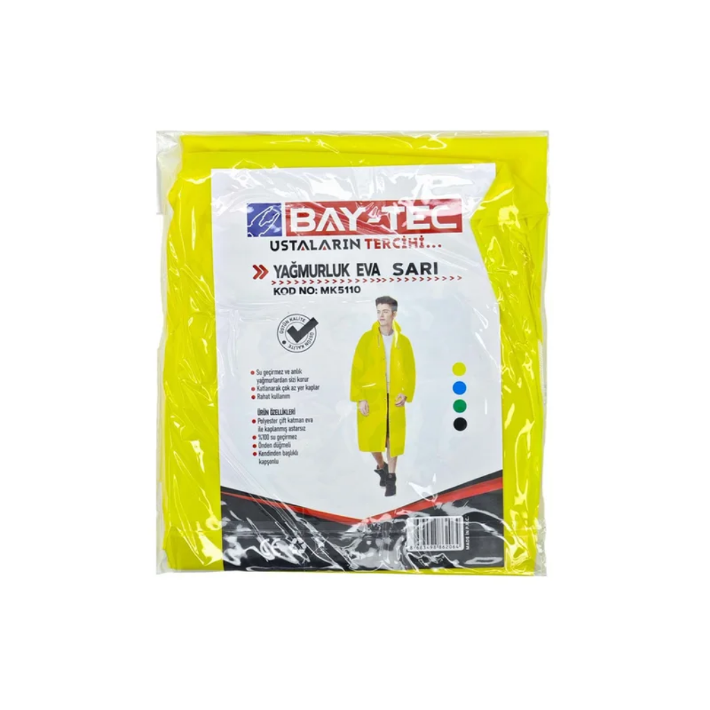 BAY-TEC MK5110 Yağmurluk Eva Sari