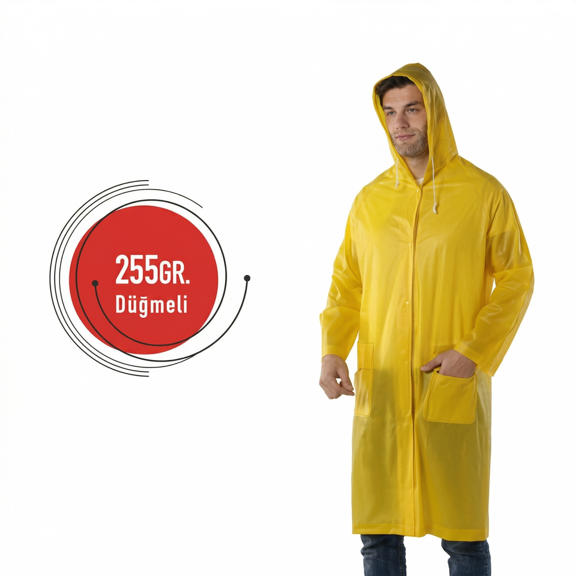 BAY-TEC MK5120 Yağmurluk Pvc Lüks Sari