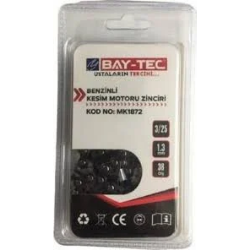 BAY-TEC MK1872 Benzi̇nli̇ Kesi̇m Motoru Zi̇nci̇ri̇ 3/25-1.3mm - 38T
