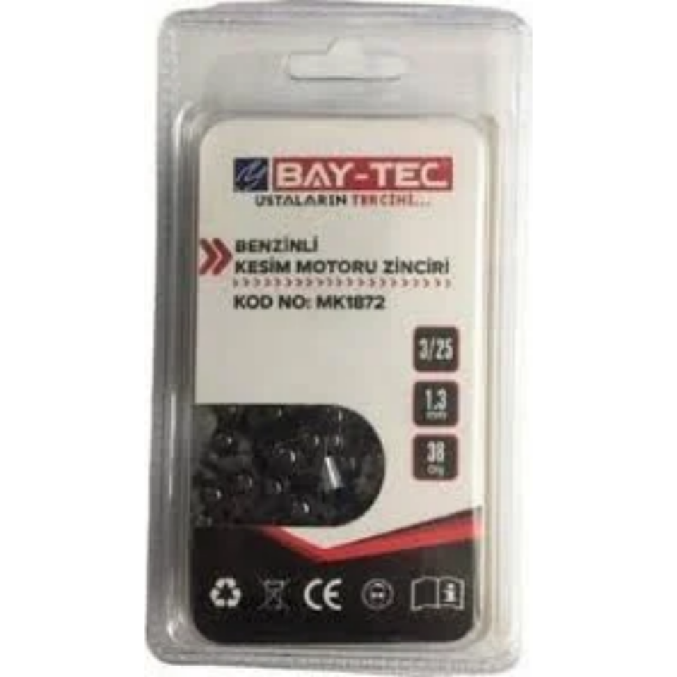 BAY-TEC MK1872 Benzi̇nli̇ Kesi̇m Motoru Zi̇nci̇ri̇ 3/25-1.3mm - 38T