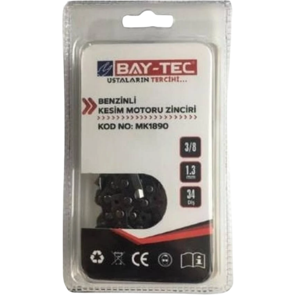 BAY-TEC MK1890 Benzi̇nli̇ Kesi̇m Motor Zi̇nci̇ri̇ 3/8-1.3mm -  34T