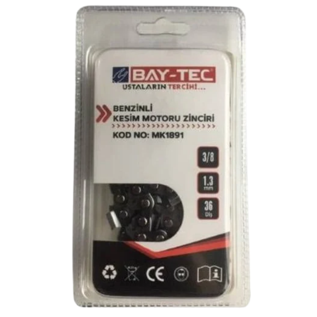 BAY-TEC MK1891 Benzi̇nli̇ Kesi̇m Motor Zi̇nci̇ri̇ 3/8-1.3mm - 36T