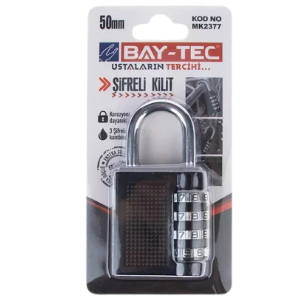 BAY-TEC MK2377 Şi̇freli̇ Ki̇li̇t 50 mm