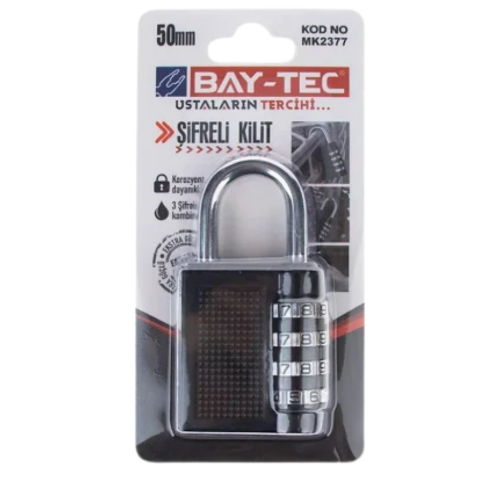 BAY-TEC MK2377 Şi̇freli̇ Ki̇li̇t 50 mm