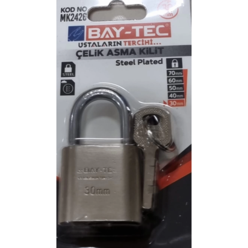 BAY-TEC MK2426 Tri̇-Max Çeli̇k Asma Ki̇li̇t 30mm