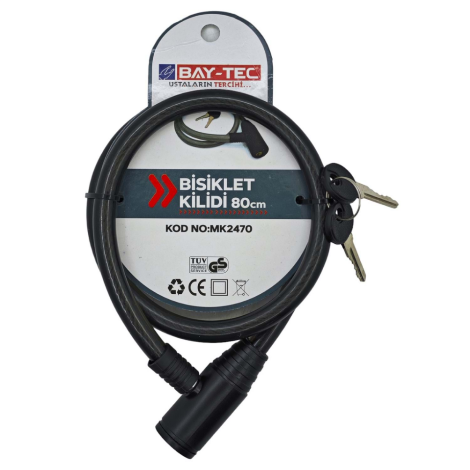 BAY-TEC MK2470 Bi̇si̇klet Ki̇li̇di̇ 80 cm
