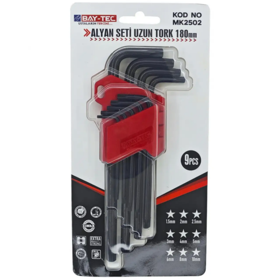 BAY-TEC MK2502 Alyan Seti̇ Uzun Tork