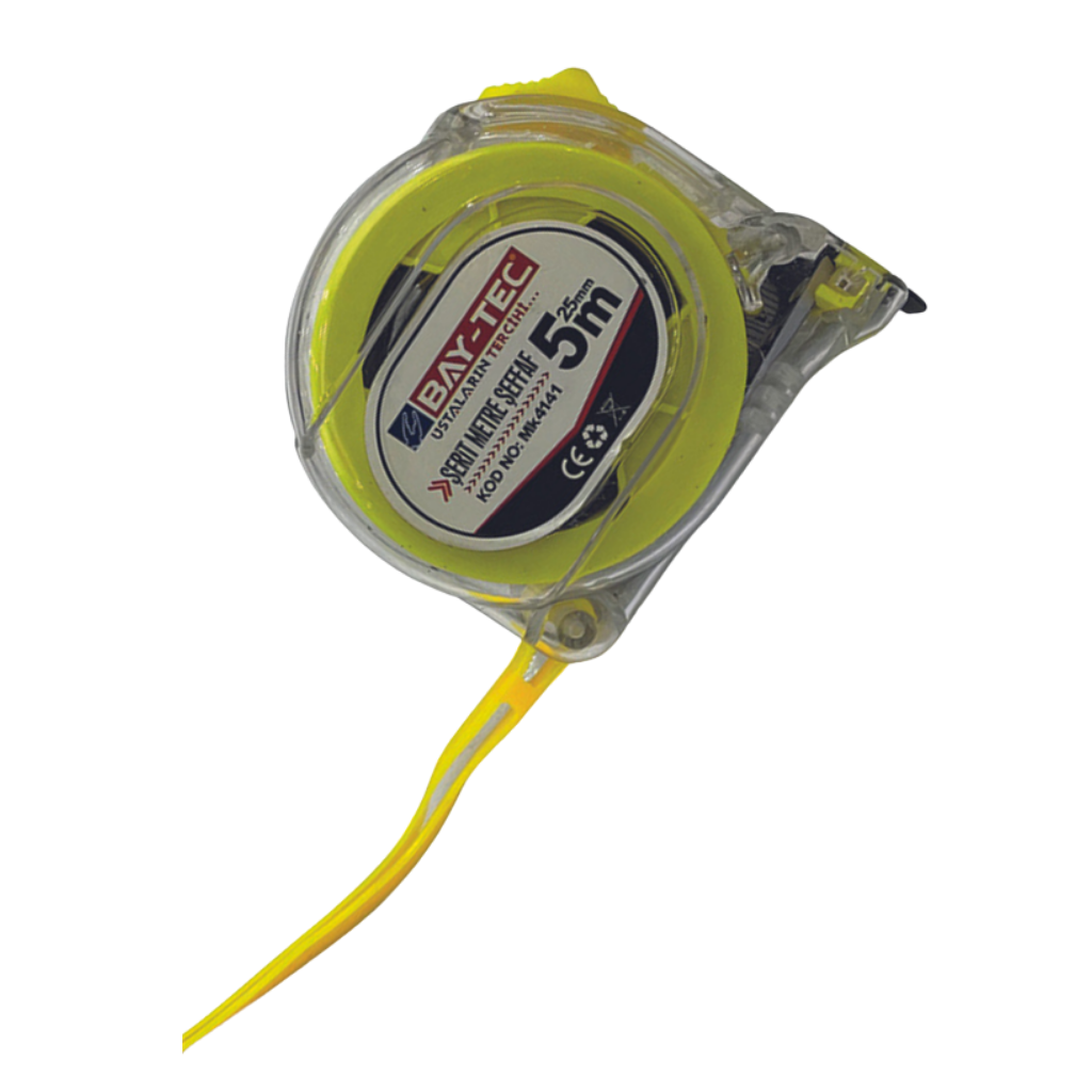BAY-TEC MK4141 Şeffaf Şeri̇t Metre 5x25mm