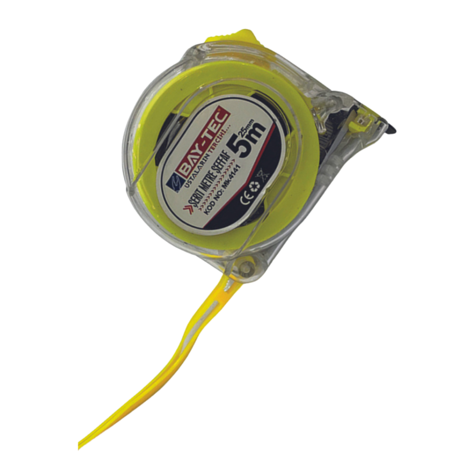 BAY-TEC MK4141 Şeffaf Şeri̇t Metre 5x25mm