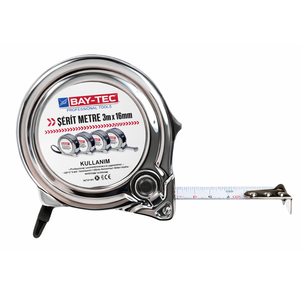BAY-TEC MK4145 Şeri̇t Metre Krom 3x16mm