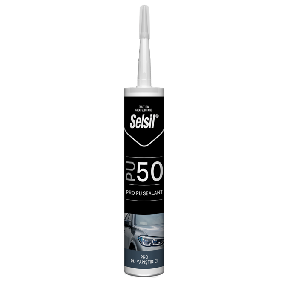 Selsil Poliüretan Mastik Yapıştırıcı PU50 BEYAZ 280 ml