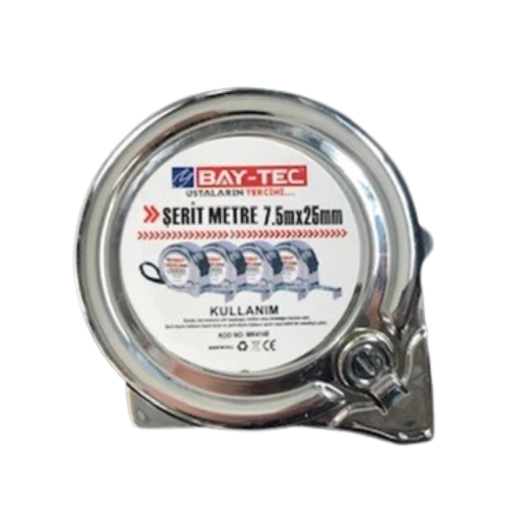 BAY-TEC MK4148 Şeri̇t Metre Krom 7,5x25mm