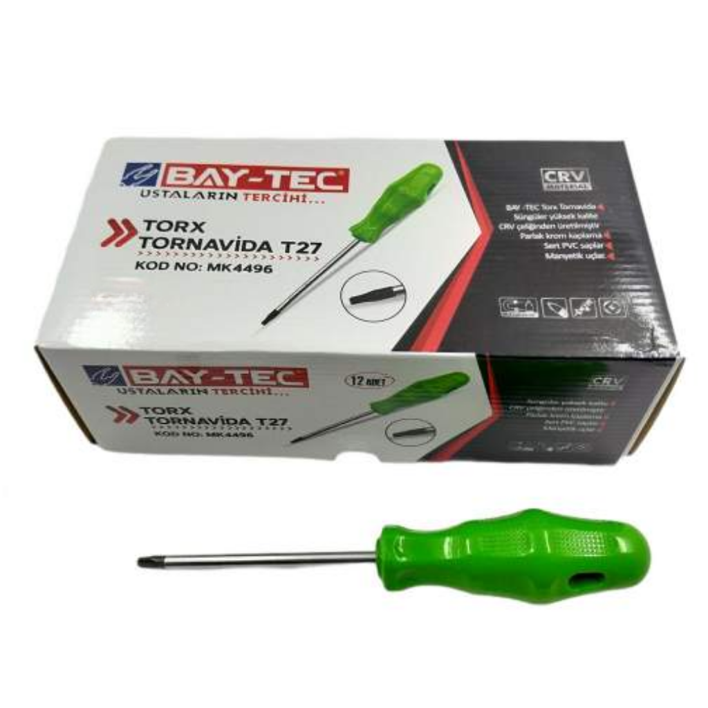 BAY-TEC MK4496 Torx Uçlu Tornavi̇da T27