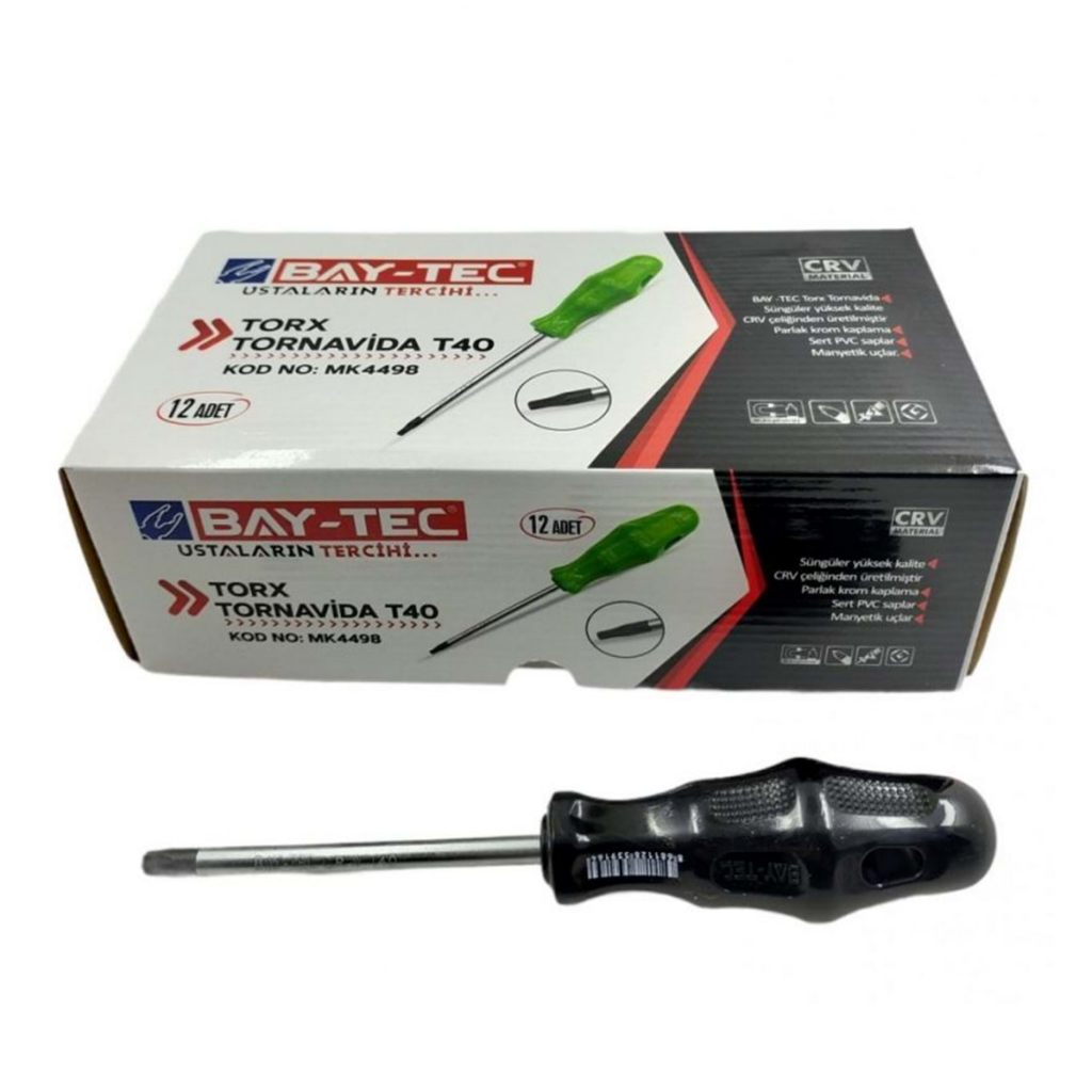 BAY-TEC MK4498 Torx Uçlu Tornavi̇da T40