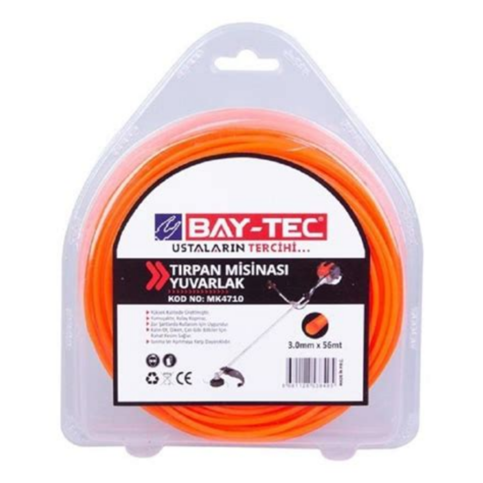 BAY-TEC MK4710 Tırpan Mi̇si̇nası /Yuvarlak 3x56mt