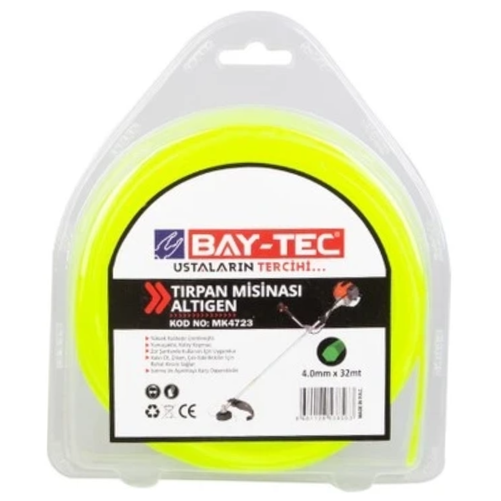 BAY-TEC MK4723 Tırpan Mi̇si̇nası Altigen 4x32mt