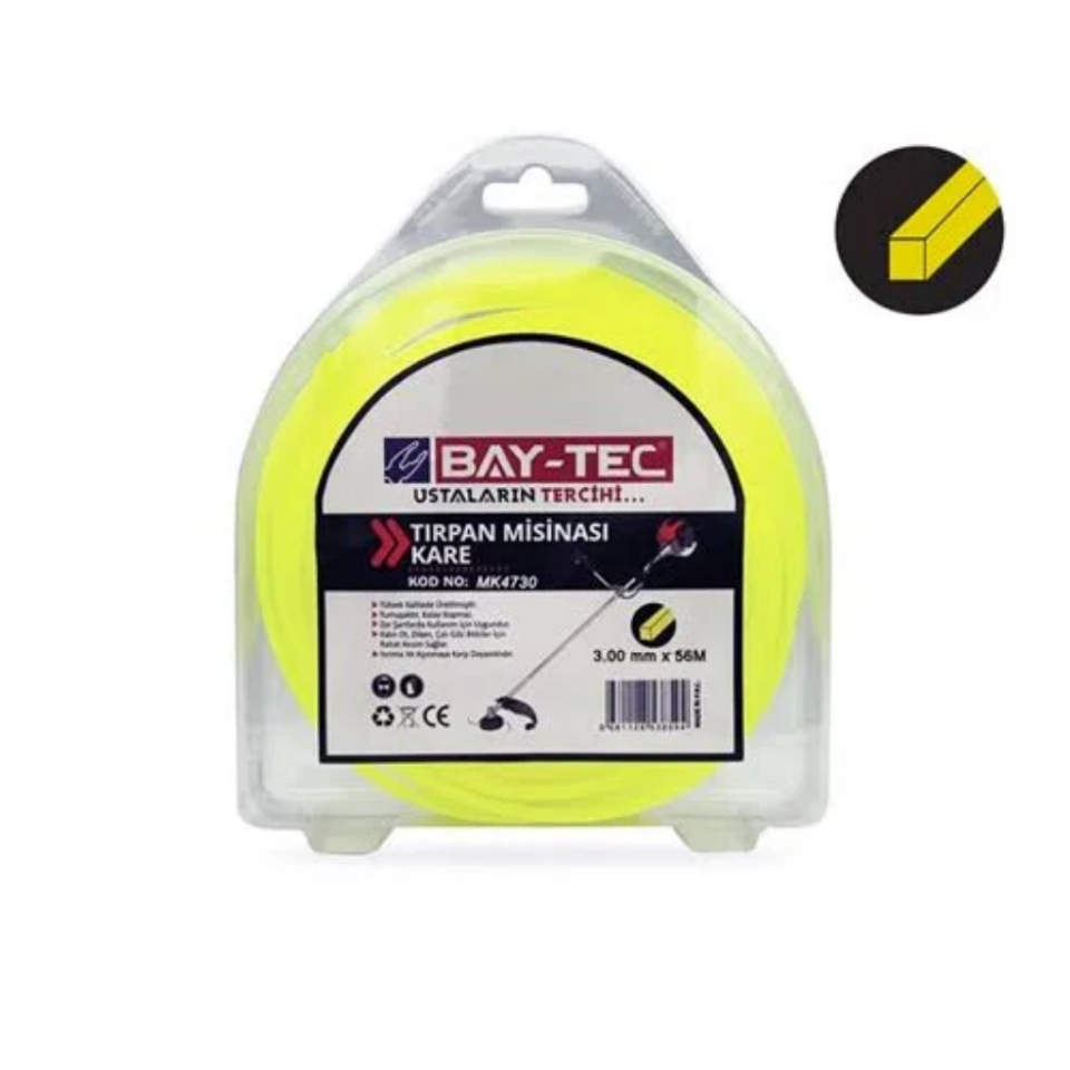BAY-TEC MK4730 Tırpan Mi̇si̇nası Kare 3x50mt
