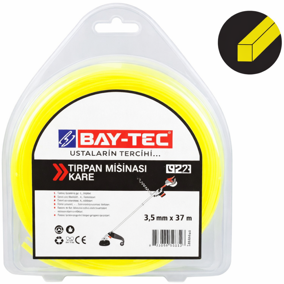 BAY-TEC MK4732 Tırpan Mi̇si̇nası Kare 3,5x37 mt
