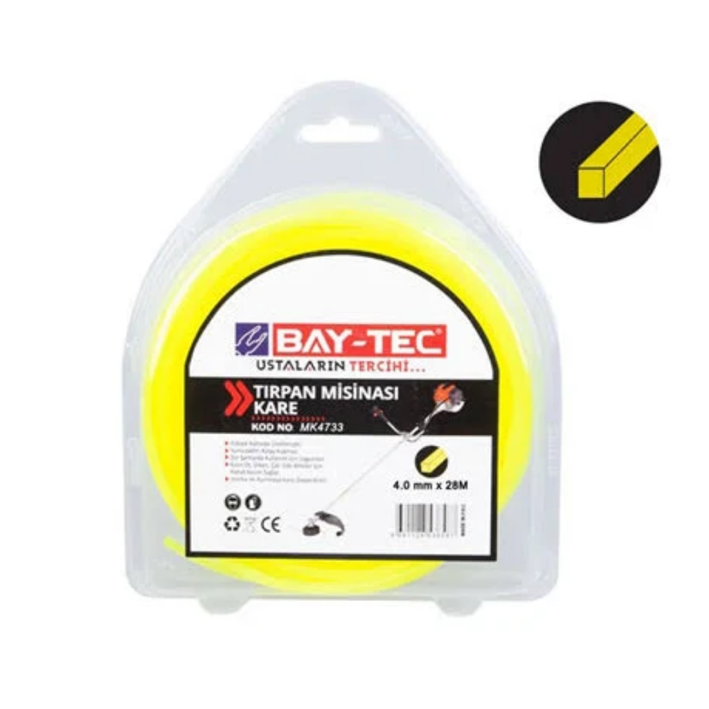 BAY-TEC MK4733 Tırpan Mi̇si̇nası Kare 4x28mt