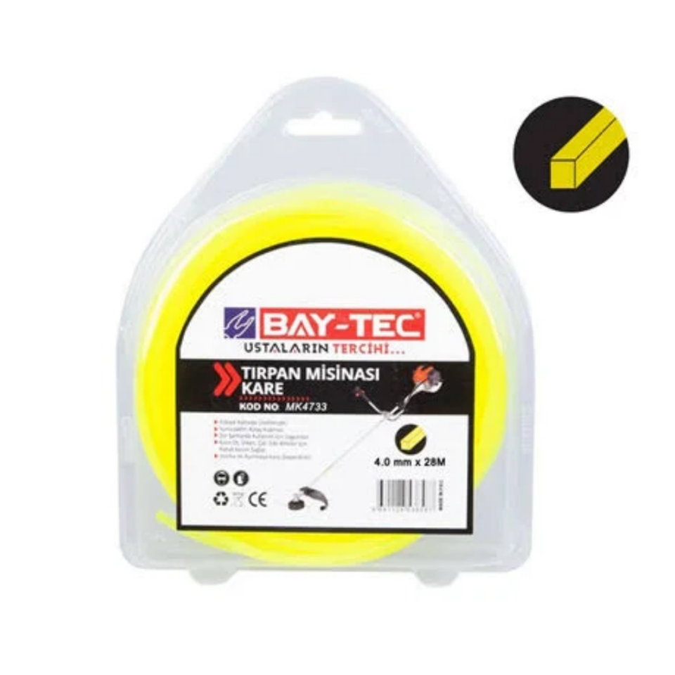 BAY-TEC MK4733 Tırpan Mi̇si̇nası Kare 4x28mt